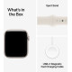Apple Watch SE 3 GPS 40mm Starlight Aluminium Case with Starlight Sport Band - M/L (MEH54RK/A)