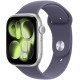 Apple Watch Series 11 GPS 46mm Silver Aluminium Case with Purple Fog Sport Band - S/M (MEV94RK/A)