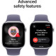 Apple Watch Series 11 GPS 46mm Silver Aluminium Case with Purple Fog Sport Band - S/M (MEV94RK/A)