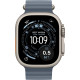 Apple Watch Ultra 3 GPS + Cellular 49mm Natural Titanium Case with Anchor Blue Ocean Band (MEWH4QP/A)