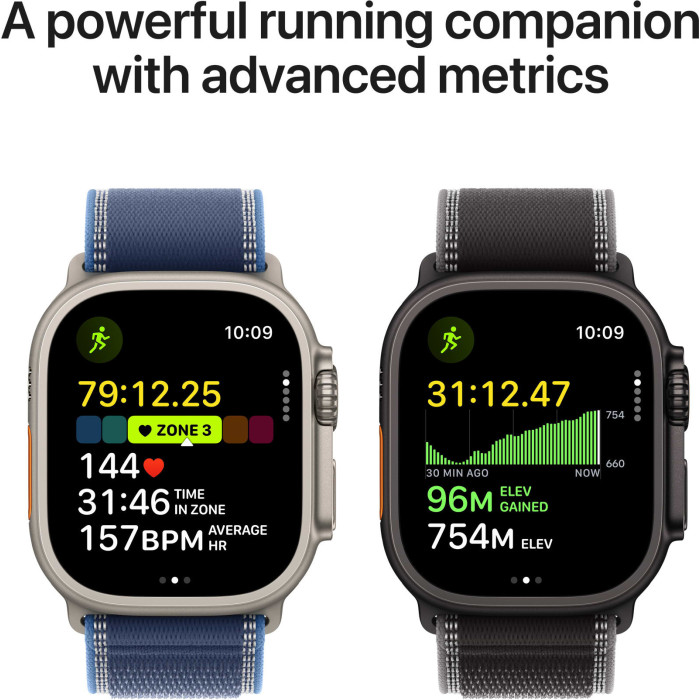 Apple Watch Ultra 3 GPS + Cellular 49mm Black Titanium Case with Black Ocean Band (MF0J4QP/A)