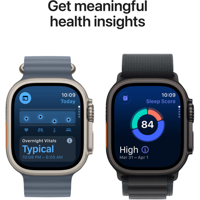 Apple Watch Ultra 3 GPS + Cellular 49mm Black Titanium Case with Black Ocean Band (MF0J4QP/A)